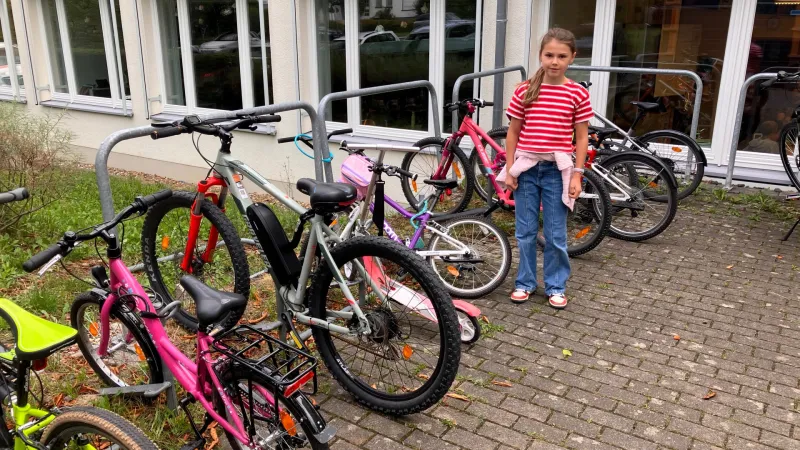 Fahrradparkplatz